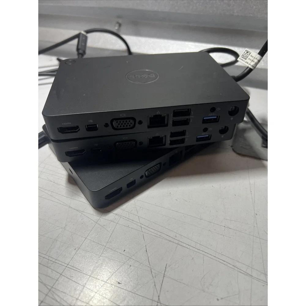 LOT OF 3 Dell WD15 K17A USB-C Thunderbolt Docking Station USB 3.0 w/130